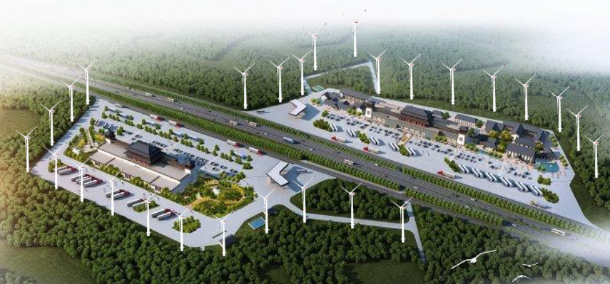 高(gāo)速路(lù)服務區(qū)供電(diàn)